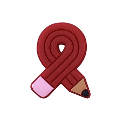 Pencil Пищевые экологически чистые силиконовые фокусные шарики, карандаш, 30x24 мм