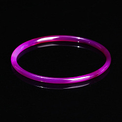 Синий Кружевый Агат Простой простой браслет из окрашенного натурального синего кружевного агата для женщин, внутренний диаметр: 2-1/8~2-1/4 дюйм (5.4~5.6 см)