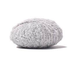 Светло-серый Полиэфирная пряжа, для ткачества, вязание крючком, светло-серый, 1~2 мм, около 218.72 ярдов (200 м) / моток