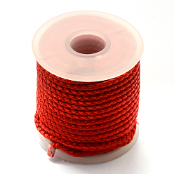 Red Braided Nylon Cord, for Jewelry Making Macrame Craft, Red, 3mm, about 12.02~13.12 yards(11~12m)/roll
