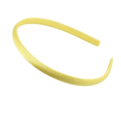 Шампанско-Желтый Атласные резинки для волос, ювелирные аксессуары для волос, шампанское желтый, 360x10 мм