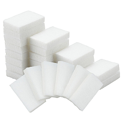 Белый 100шт фетровые парфюмерные подушечки, Салфетки, прямоугольные, белые, 30x17x5 мм