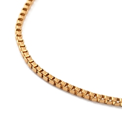 Золотой Ионное покрытие (IP) 304 ожерелье-цепочка из нержавеющей стали для женщин, золотые, 16.34 дюйм (41.5 см)
