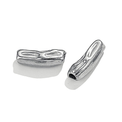 Нержавеющая Сталь Цвет 304 из нержавеющей стали бусы, трубка, цвет нержавеющей стали, 11x4x4 мм, отверстие : 1.4 мм