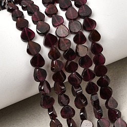 Гранат Гранат природный бисер нитей, треугольные, 5x5x2 мм, отверстие : 0.5 мм, около 72 шт / нитка, 9.06'' (23 см)
