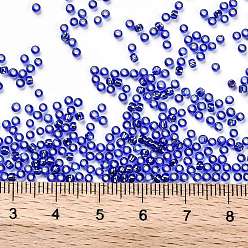 (35) Silver Lined Sapphire TOHO Round Seed Beads, Japanese Seed Beads, (35) Silver Lined Sapphire, 11/0, 2.2mm, Hole: 0.8mm, about 1110pcs/bottle, 10g/bottle