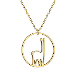 Альпака 304 подвески из нержавеющей стали с лазерной резкой, золотые, альпака, 15.75 дюйм (40 см), Кулон : 12x12 мм