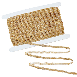 Желтый 25m отделка из полиэстерового плетеного кружева, шитье кружевной ленты сороконожка, аксессуары для одежды и аксессуары для штор, желтые, 1/4 дюйм (8 мм), около 27.34 ярдов (25 м) / комплект