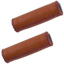 Верблюжий 1 Пара накладок на руль велосипеда из искусственной кожи, колонка, верблюжие, 121~122x33 мм, внутренний диаметр: 19 мм