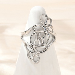 Нержавеющая Сталь Цвет 304 открытые манжеты из нержавеющей стали для женщин, цвет нержавеющей стали, 29 мм, внутренний диаметр: 18 мм