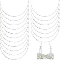 Нержавеющая Сталь Цвет 48 пары стальных бюстгальтеров на косточках, прочная металлическая проволока для придания формы бюстгальтеру, цвет нержавеющей стали, 70x120 мм