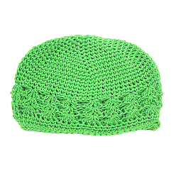 Lawn Green Handmade Crochet Baby Beanie Costume Photography Props, Lawn Green, 180mm