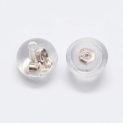 Розовое Золото 925 орехи из стерлингового серебра, с печатью 925, розовое золото , 5.5x4 мм, отверстие : 0.8 мм