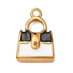 Bag 304 нержавеющей стальной эмали подвески, ионное покрытие (ip), без кадмия, без никеля и без свинца, золотые, пакет, 19.5x13.5x5.5 мм, отверстие : 2.5 мм