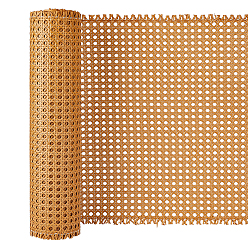 Sandy Brown PE Wicker, Solid Weaving Material, for DIY, Furniture Knitting, Sandy Brown, 435x1.5mm, 3m/roll