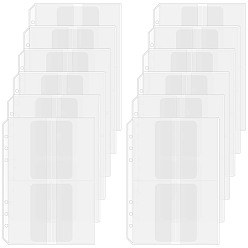 Прозрачный 12сумка для хранения из ПВХ с пеналом на цепочке, прозрачные, 212x150x0.5 мм, внутренний диаметр: 60x100 мм