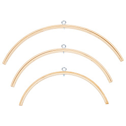 Цвет Древесины 3шт 3 стиль держатель для колокольчиков из бамбука своими руками, с железом найти, деревесиные, 125~150x245~350x10 мм, отверстие : 3~10 мм, 1 шт / стиль