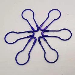 Темно-синий  Шифер Контакты железа безопасности, булавка из калебаса / тыквы, штифт лампочки, швейный инструмент, темный сланец синий, 22x10x1.5 мм, около 1000 шт / упаковка