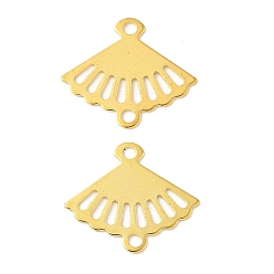 Золотой Латунные лазерные вырезанные полые соединительные подвески, фан-ссылки, золотые, 10.5x12x0.5 мм, отверстие : 1 мм