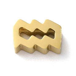 Водолей Созвездие 304 подвески из нержавеющей стали, Водолей, 6x9x3 мм, отверстие : 2 мм