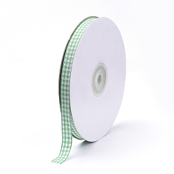 Зеленый Полиэфирная лента, шотландка ленты, зелёные, 1/4 дюйм (6 мм), около 50 ярдов / рулон (45.72 м / рулон)