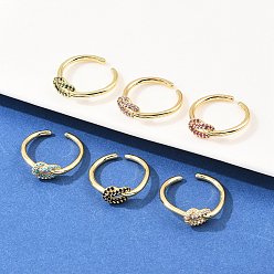 (52) Непрозрачная лаванда Латунные микро проложить пальцев кольца кубического циркония, узел, стойки покрытие, долговечный, без кадмия и без свинца, реальный 18 k позолоченный, разноцветные, внутренний диаметр: 18 мм