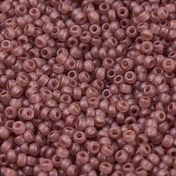 (RR372) Semi-Frosted Berry MIYUKI Round Rocailles Beads, Japanese Seed Beads, (RR372) Semi-Frosted Berry, 11/0, 2x1.3mm, Hole: 0.8mm, about 2000pcs/bottle, 10g/bottle