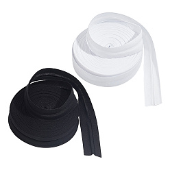 (52) Непрозрачная лаванда 2рулон 40м сложить полиэфирные ленты, плоский, разноцветные, 1 дюйм (24 мм), около 21.87 ярдов (20 м) / рулон, 2roll / комплект