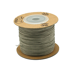 Dark Gray Eco-Friendly Dyed Nylon Threads, String Threads Cords, Dark Gray, 0.4mm, about 164.04 yards(150m)/roll