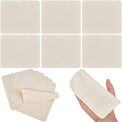 Фора 20 шт. имитация искусственной замши для протирки очков, средства по уходу за очками, прямоугольные, оранжевые, 175x150x0.5 мм