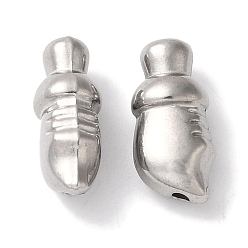 Нержавеющая Сталь Цвет Не тускнеет 304 бусины из нержавеющей стали, нож, цвет нержавеющей стали, 15x7x6 мм, отверстие : 1.2 мм