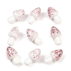 Фиолетовый Украшения из смолы на тему грибов, для украшения домашнего офиса, фиолетовые, 23x13.5x13 мм