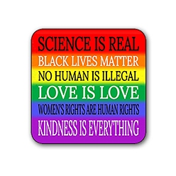 Разноцветный Брошь из жести с радужным флагом, квадратный, красочный, 50x50 мм