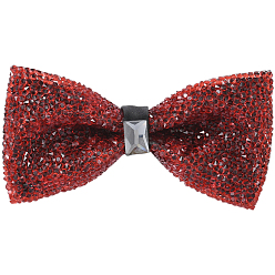 Светло-сиамский 1полиэстер с галстуками-бабочками из страз для жениха, регулируемые галстуки-бабочки, бантом, Light Siam, 540 мм