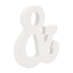 Symbol Деревянные буквы орнаменты, для diy craft, домашнего декора, символ &, &: 152x128x20 мм