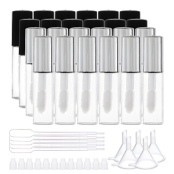 Mixed Color DIY Lip Glaze Bottle Sets, Mixed Color, 44mm, Capacity: 1.2ml, 20sets/bsg
