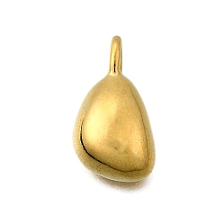 Teardrop 304 подвески из нержавеющей стали, золотые, слеза, 21.5x11.5x6.5 мм, отверстие : 4x3 мм