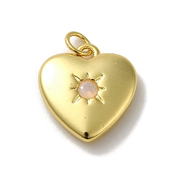 Бланшированный Миндаль Стойка металлическая латунная микропрофилированная кубическая циркония подвески, без кадмия и без свинца, сердце, бланшированный миндаль, 17x15.5x4 мм, отверстие : 3 мм