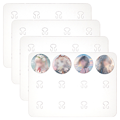 Прозрачный 4шт. прозрачные ПВХ-пластины для обезболивания, прямоугольные, прозрачные, 269x197x0.7 мм