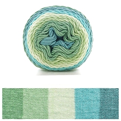 Farbig Baumwollgarn, zum Weben, Stricken & Häkeln, Segment gefärbt, Farbig, 2 mm, ca. 211.07 Yards (193 m)/Knüll