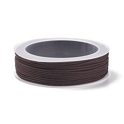 Верблюжий Плетеные нити нейлона, окрашенные, завязывая шнур, для китайского вязания, ремесла и изготовление ювелирных изделий, верблюжие, 1.5 мм, около 13.12 ярдов (12 м) / рулон