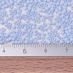 (DB1517) Matte Opaque Light Sky Blue MIYUKI Delica Beads, Cylinder, Japanese Seed Beads, 11/0, (DB1517) Matte Opaque Light Sky Blue, 1.3x1.6mm, Hole: 0.8mm, about 10000pcs/bag, 50g/bag