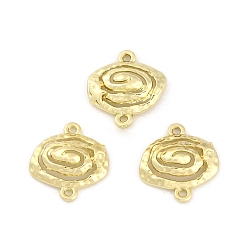 Другие Подвески-соединители из цинкового сплава, золотой свет, спиральную форму, 15x14x4 мм, отверстие : 1.2 мм