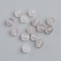 (612) Матовый цветной металлический пистолет Натуральный бразильский агат, граненые, круглые, 6 мм, отверстие : 1 мм