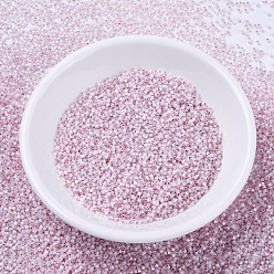 (DB0624) Окрашенный Алебастр Светло-розового Цвета с Серебряной Подкладкой Бусины miyuki delica, цилиндр, японский бисер, 11/0, (ДБ 0624) алебастр, окрашенный в светло-розовое серебро, 1.3x1.6 мм, Отверстие: 0.8 мм, о 2000 шт / бутылка, 10 г / бутылка