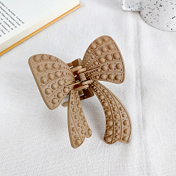 Верблюжий Пластиковые заколки для волос с большими когтями и бантом, аксессуары для волос для женщин и девочек, верблюжие, 105x80 мм