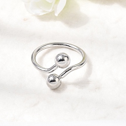 Нержавеющая Сталь Цвет 304 открытые манжеты из нержавеющей стали для женщин, круглые, цвет нержавеющей стали, внутренний диаметр: 17.8 мм