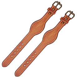 Шоколадный Ретро-браслеты из коровьей кожи на шнурке, цвет шоколада, 10-3/8x1-1/2x3/8 дюйм (26.5x3.75x1 см)