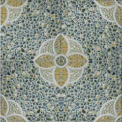 Серый Миниатюрные обои в стиле булыжника, для украшения спальни кукольного домика, прямоугольные, серые, 297x210 мм