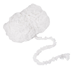 Белый Полиэфирная пряжа, имитация меха норковая шерсть, для вязания мягкого шарфа своими руками, белые, 13 мм, 60 м, около 100г/моток